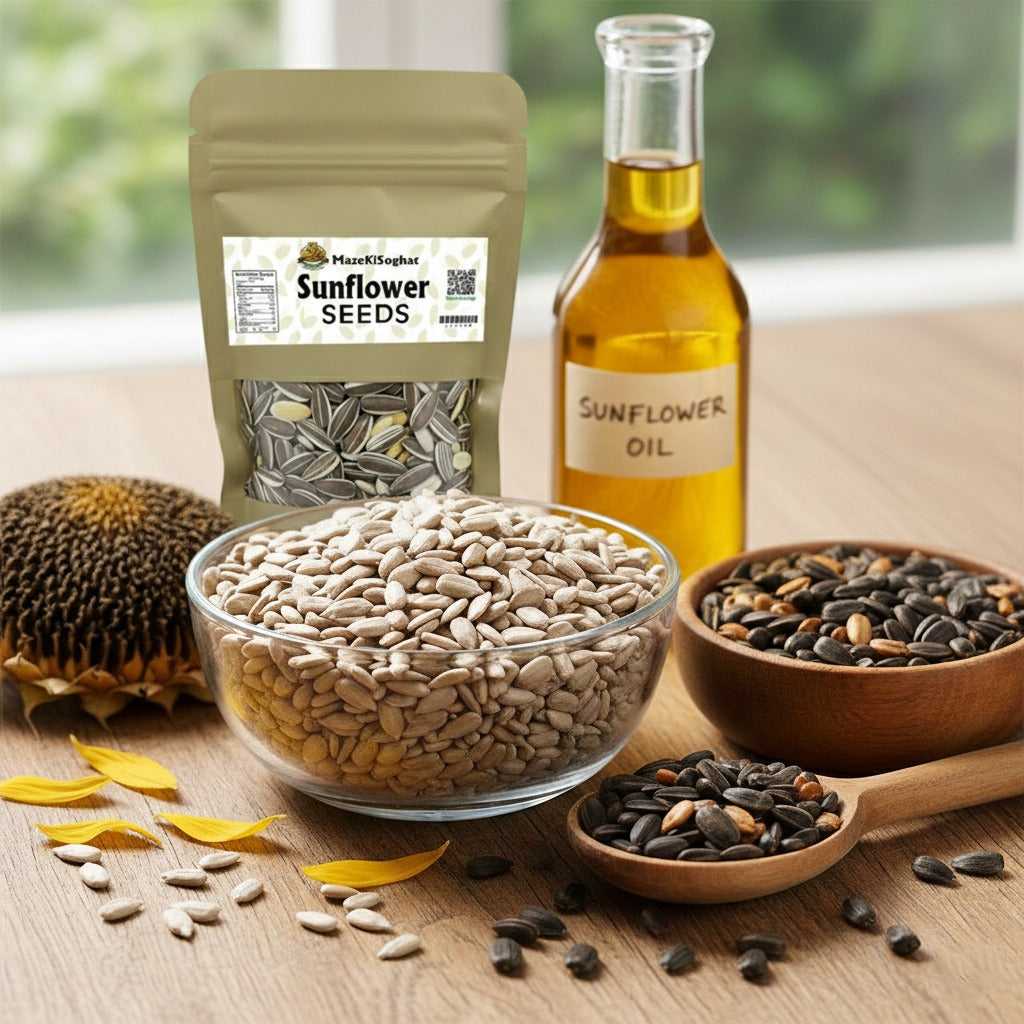 Fresh Sunflower Seeds by Maze Ki Soghat